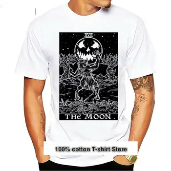 Camiseta de cartas de Tarot de Halloween para hombre, ropa gótica de hombre, camiseta gótica, bruja pagana, estampada