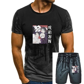 Jujutsu Kaisen Anime Toge Inumaki Maki Zenin Panda Yuta Okkotsu Tişört Üst Grafik Erkekler Yaz erkek Üstleri Pamuk Harajuku T Shirt