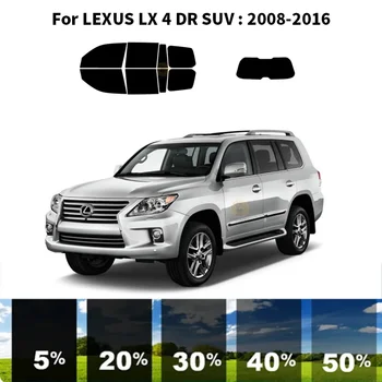 Önceden kesilmiş nanoceramics araba UV Pencere Tonu Kiti Otomotiv Cam filmi LEXUS LX 4 DR SUV 2008-2016