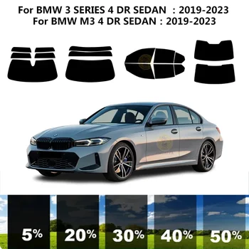 Önceden kesilmiş nanoceramics araba UV Pencere Tonu Kiti Otomotiv Cam Filmi BMW 3 SERİSİ İçin G20 4 DR SEDAN 2019-2023